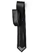 Side View Thumbnail - Black Yarn-Dyed Narrow Ties by After Six