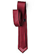 Side View Thumbnail - Claret Yarn-Dyed Narrow Ties by After Six