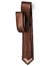 Side View Thumbnail - Cognac Yarn-Dyed Narrow Ties by After Six