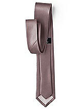 Side View Thumbnail - French Truffle Yarn-Dyed Narrow Ties by After Six