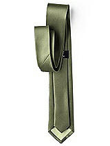 Side View Thumbnail - Moss Yarn-Dyed Narrow Ties by After Six