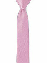 Rear View Thumbnail - Powder Pink Yarn-Dyed Narrow Ties by After Six