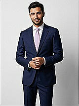 Front View Thumbnail - Pale Purple Yarn-Dyed Narrow Ties by After Six