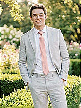 Alt View 1 Thumbnail - Rose Yarn-Dyed Narrow Ties by After Six