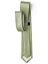 Side View Thumbnail - Sage Yarn-Dyed Narrow Ties by After Six