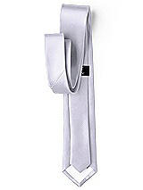 Side View Thumbnail - Silver Dove Yarn-Dyed Narrow Ties by After Six