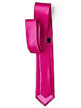 Side View Thumbnail - Think Pink Yarn-Dyed Narrow Ties by After Six