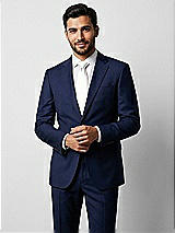 Front View Thumbnail - White Yarn-Dyed Narrow Ties by After Six