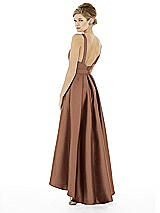 Rear View Thumbnail - Cognac Alfred Sung Style D706