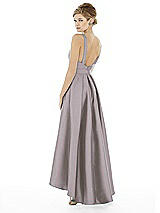 Rear View Thumbnail - Cashmere Gray Alfred Sung Style D706