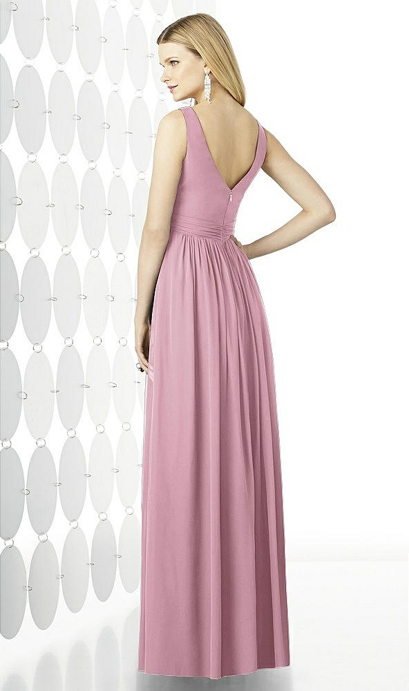 Back View - Dusty Pink After Six Bridesmaid Dress 6727