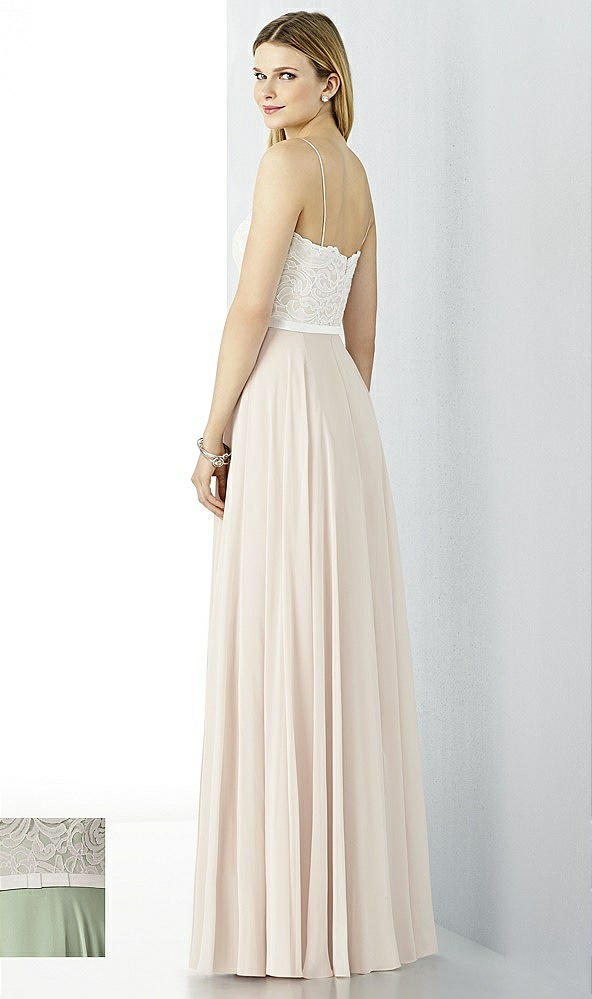 Back View - Sage & Oyster After Six Bridesmaid Dress 6732