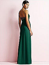 Rear View Thumbnail - Hunter Green & Burgundy JY Jenny Yoo Bridesmaid Style JY508