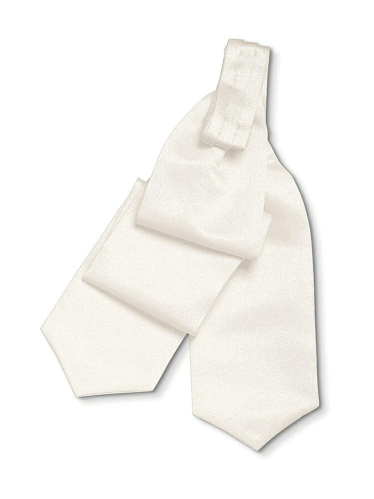 Back View - Ivory Yarn-Dyed Cravats by After Six