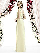 Rear View Thumbnail - Butter Yellow After Six Bridesmaid Dress 6735