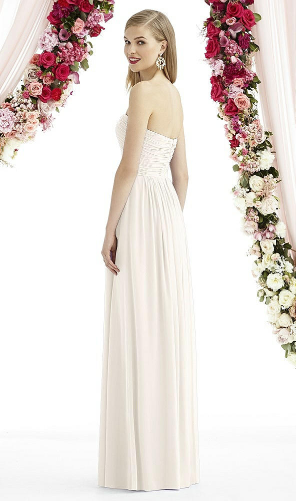Back View - Ivory After Six Bridesmaid Dress 6736