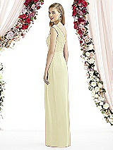 Rear View Thumbnail - Butter Yellow After Six Bridesmaid Dress 6737