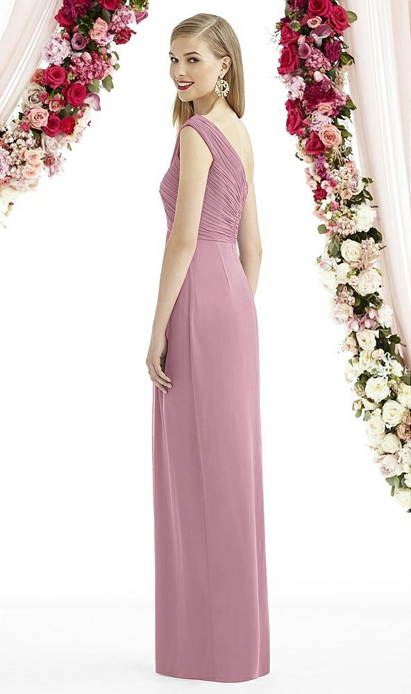 Back View - Dusty Pink After Six Bridesmaid Dress 6737