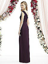 Rear View Thumbnail - Aubergine After Six Bridesmaid Dress 6737