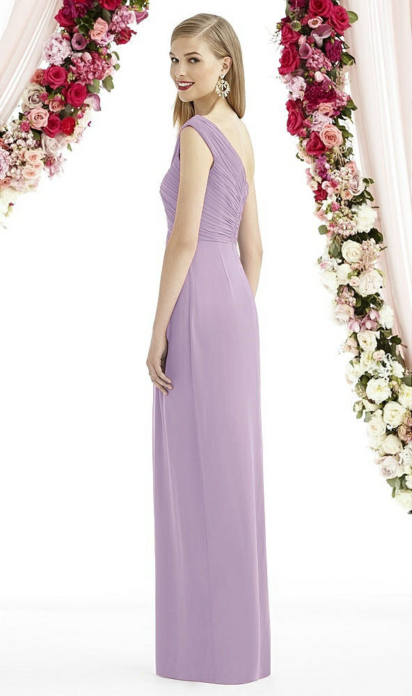 Back View - Pale Purple After Six Bridesmaid Dress 6737