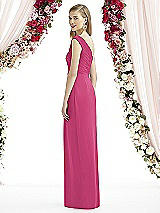 Rear View Thumbnail - Tea Rose After Six Bridesmaid Dress 6737