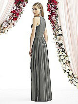 Rear View Thumbnail - Charcoal Gray After Six Bridesmaid Dress 6739