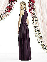 Rear View Thumbnail - Aubergine After Six Bridesmaid Dress 6739