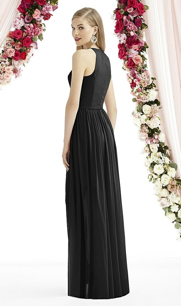 Back View - Black After Six Bridesmaid Dress 6739
