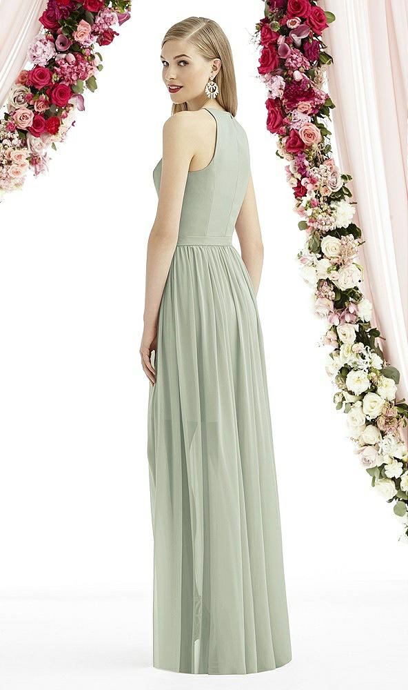 Back View - Celadon After Six Bridesmaid Dress 6739