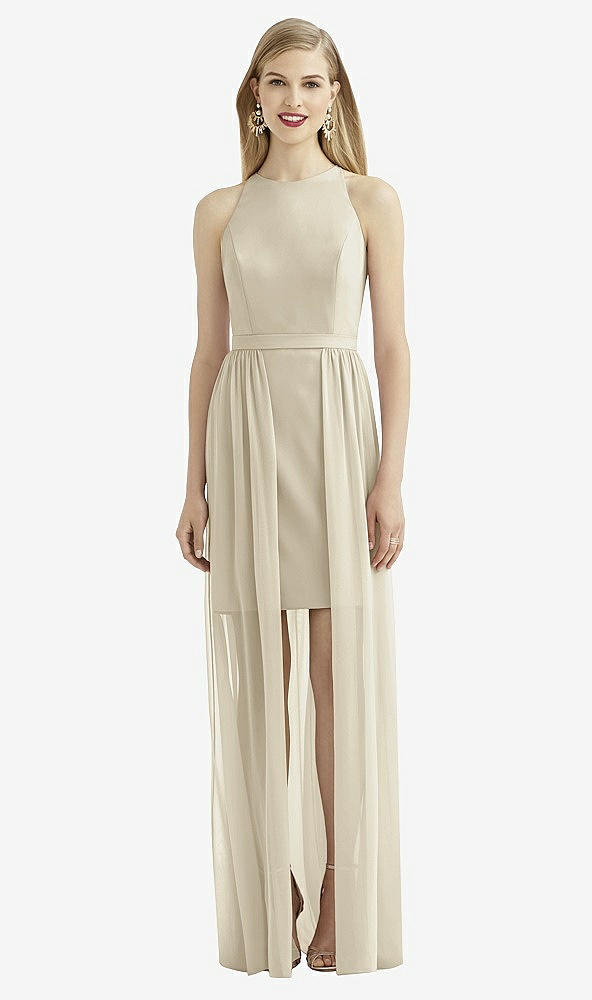 Front View - Champagne After Six Bridesmaid Dress 6739