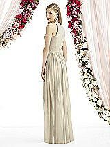 Rear View Thumbnail - Champagne After Six Bridesmaid Dress 6739