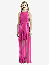 Front View Thumbnail - Fuchsia After Six Bridesmaid Dress 6739
