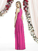 Rear View Thumbnail - Fuchsia After Six Bridesmaid Dress 6739