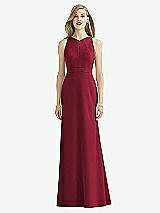 Front View Thumbnail - Burgundy After Six Bridesmaid Dress 6740