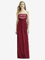 Front View Thumbnail - Burgundy After Six Bridesmaid Dress 6743