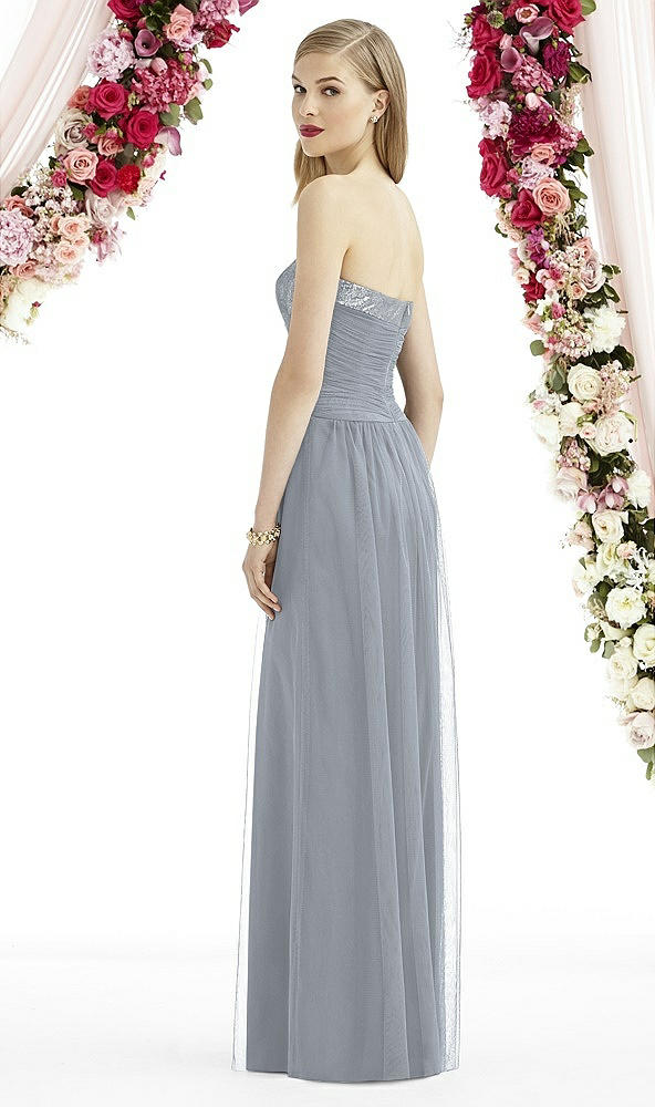 Back View - Platinum After Six Bridesmaid Dress 6743