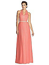 Alt View 1 Thumbnail - Ginger & Metallic Gold After Six Bridesmaid Dress 6749