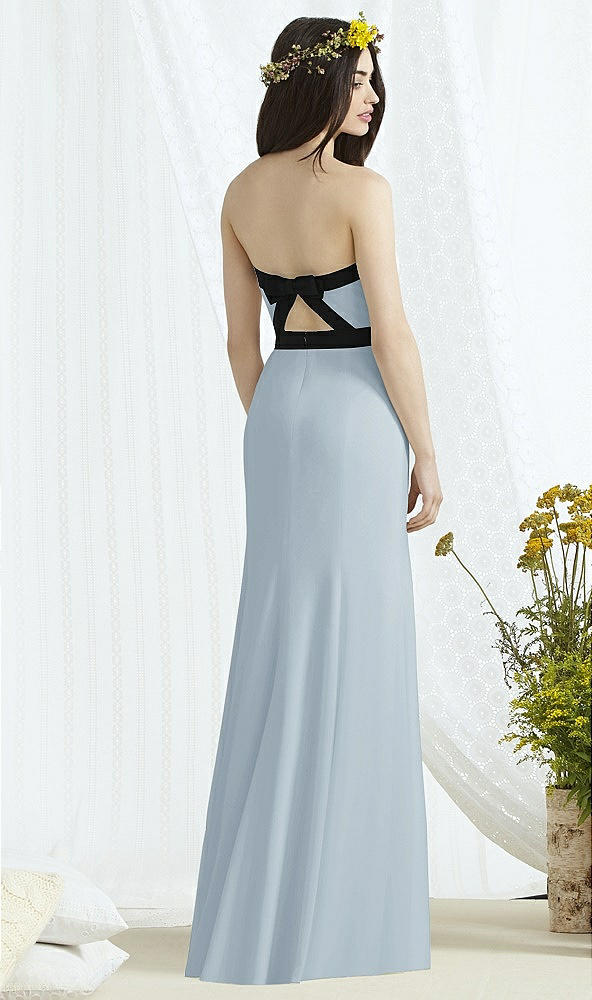 Back View - Mist & Black Social Bridesmaids Style 8164