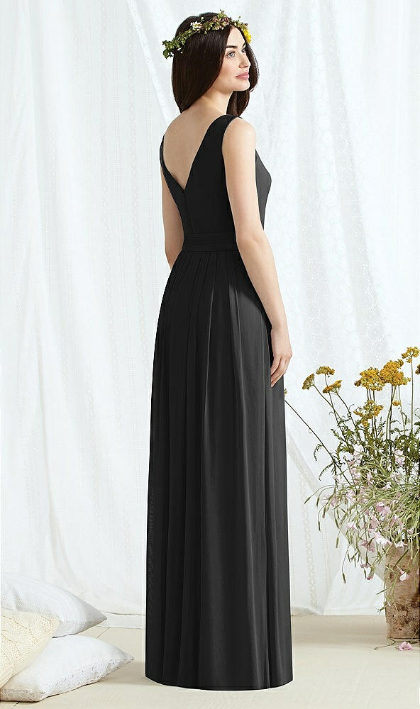 Back View - Black Social Bridesmaids Style 8169