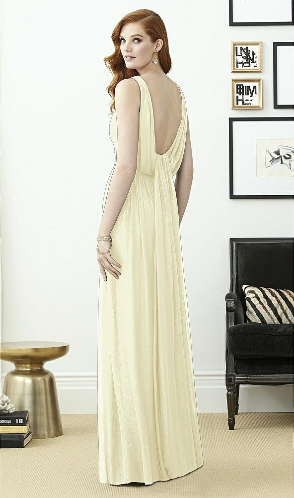 Back View - Butter Yellow Dessy Collection Style 2955