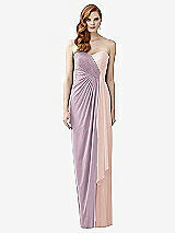 Front View Thumbnail - Suede Rose & Blush Dessy Collection Style 2956