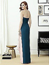 Rear View Thumbnail - Atlantic Blue & Blush Dessy Collection Style 2956