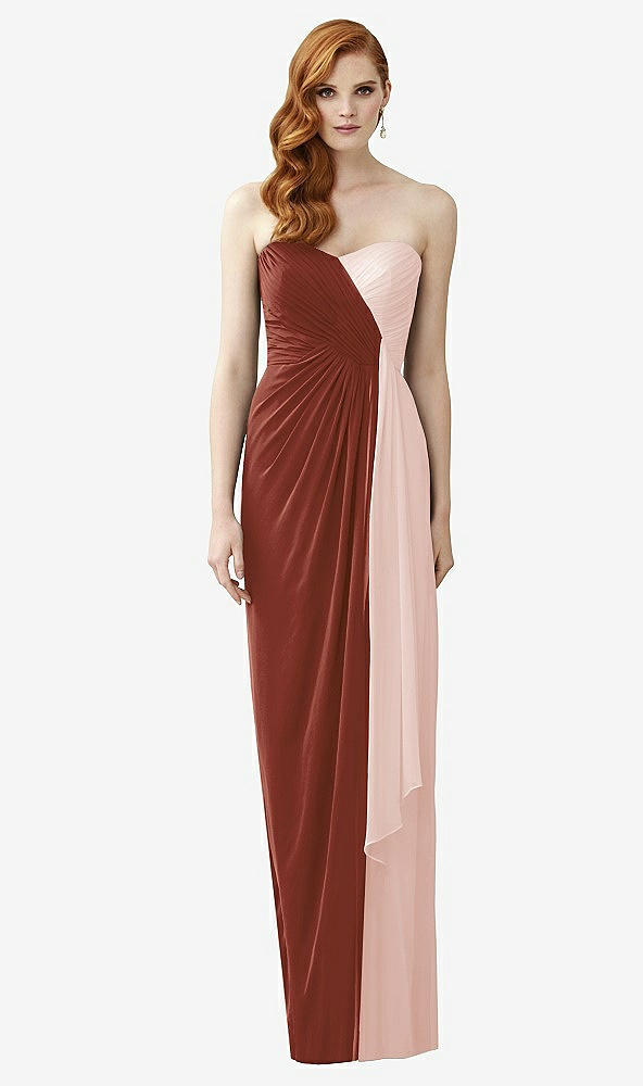 Front View - Auburn Moon & Blush Dessy Collection Style 2956