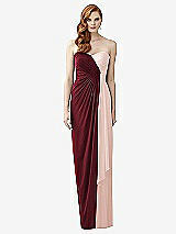 Front View Thumbnail - Cabernet & Blush Dessy Collection Style 2956