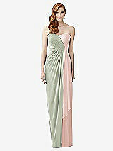 Front View Thumbnail - Celadon & Blush Dessy Collection Style 2956