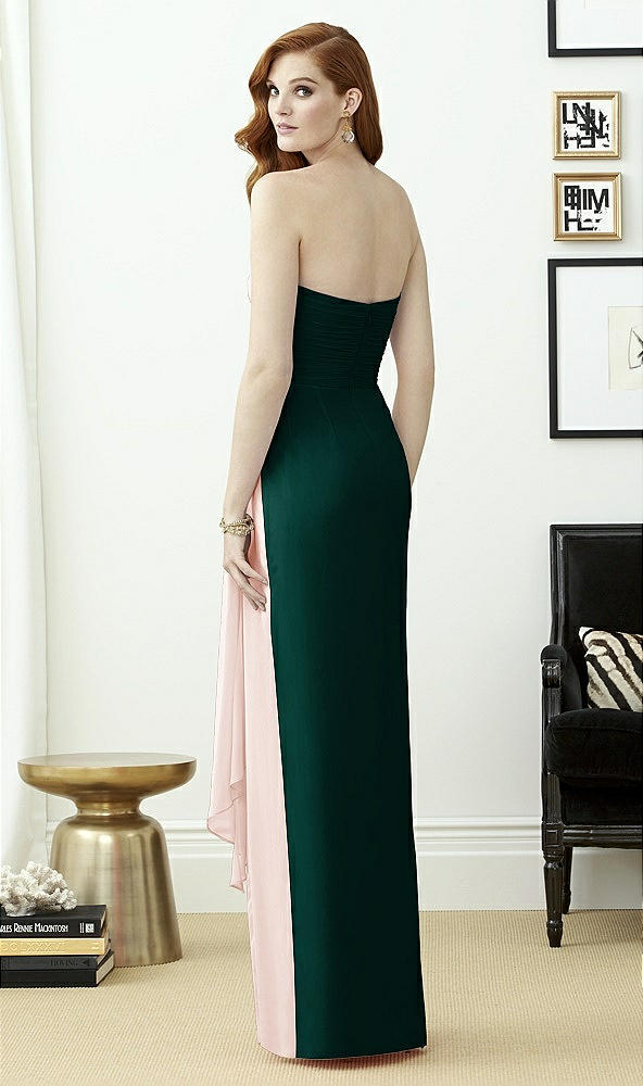 Back View - Evergreen & Blush Dessy Collection Style 2956