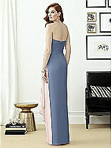 Rear View Thumbnail - Larkspur Blue & Blush Dessy Collection Style 2956
