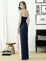 Rear View Thumbnail - Midnight Navy & Blush Dessy Collection Style 2956