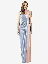 Front View Thumbnail - Sky Blue & Blush Dessy Collection Style 2956