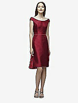 Rear View Thumbnail - Claret Lela Rose Bridesmaid Style LR231